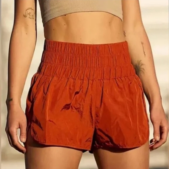 FP Movement by Free People Pants - Free People Movement Way Home Shorts in red earth  Size Medium